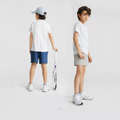 Ātri žūstoši, elpojoši, brīvi ērti šorti zēniem sportam, tenisam, skriešanai, riteņbraukšanai, āra aktivitātēm un ikdienas apģērbam