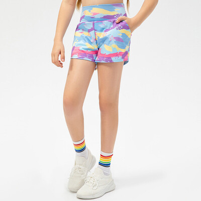 Bērnu badmintons Teniss Sports Ātri sausi Šorti Skriešana Skriešana Sporta apģērbs Meiteņu Joga Dejas Treniņš Fitnesa Šorti Bērnu MM405