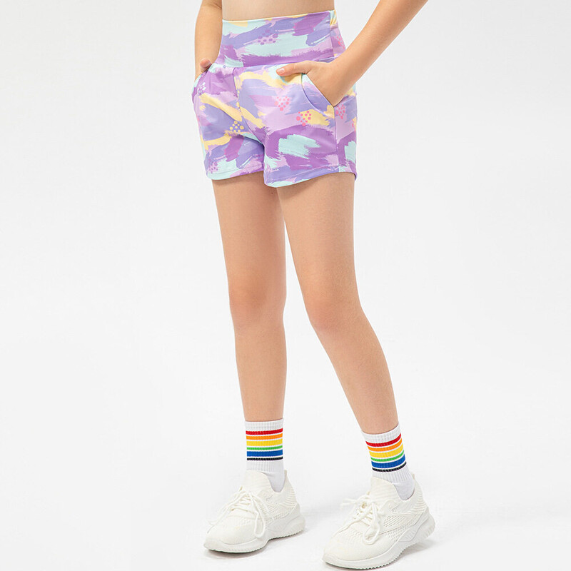 Bērnu badmintons Teniss Sports Ātri sausi Šorti Skriešana Skriešana Sporta apģērbs Meiteņu Joga Dejas Treniņš Fitnesa Šorti Bērnu MM405