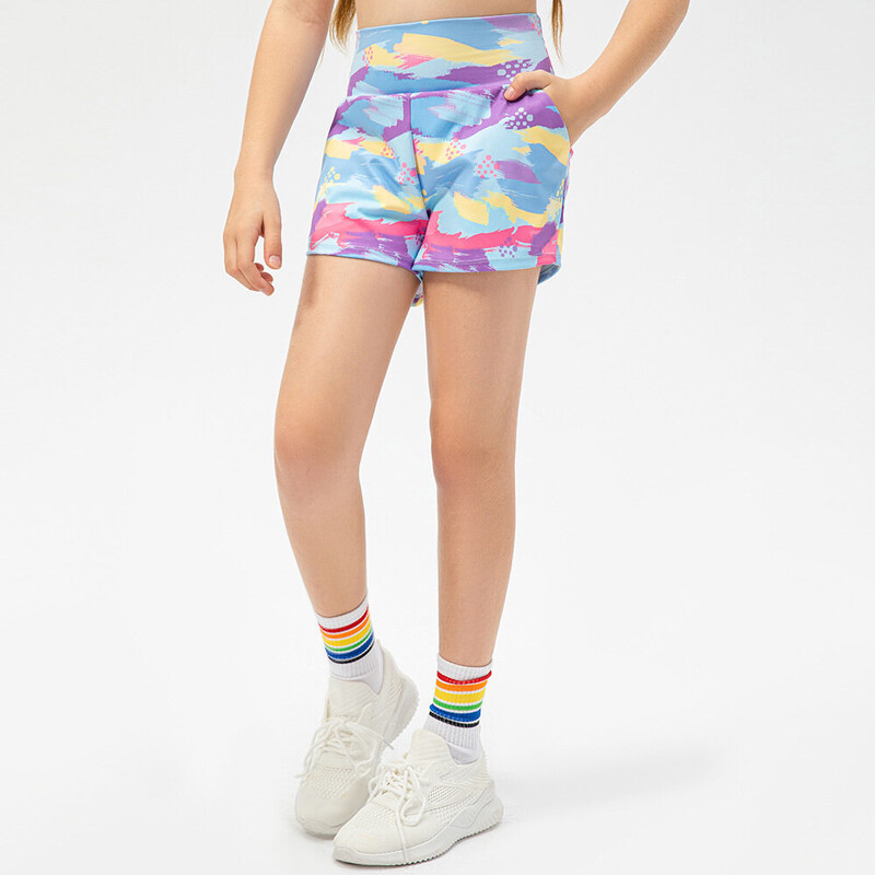 Bērnu badmintons Teniss Sports Ātri sausi Šorti Skriešana Skriešana Sporta apģērbs Meiteņu Joga Dejas Treniņš Fitnesa Šorti Bērnu MM405