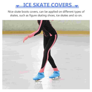 Καλύμματα για πατίνια Ice Blade Protector Skates Artistic Skating Girls for 4 Wheels Αξεσουάρ χόκεϋ Guards Φιγούρες περιτυλίγματα για μπότες