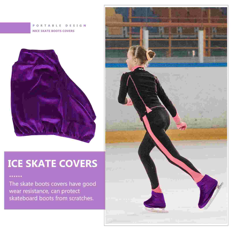 Uisukatted Ice Blade Protector Uisud Kunstlikud uisutamistüdrukud 4 rattaga Hokitarvikud Kaitsmed Vigursaabaste ümbrised