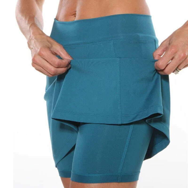 Suures suuruses seksikad tenniseseelikud Sulgpall Golf Tantsivad Skort Retuusid kõrge vöökohaga Fitness JÕUSM Treening Jooksupüksseelik