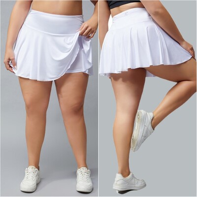 Ženska teniska suknja velike veličine Badminton hlače Ležerne kratke hlače za vježbanje Teretana Fitness Trčanje Plisirana suknja Prevelika ženska sportska odjeća