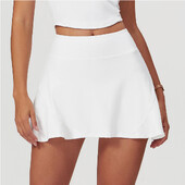 Uued jooga lühikesed seelikud Jõusaali spordi lühike seelik Jooksmine Fitness Jalgrattasõit Tenniseseelik Naiste spordipüksid kõrge vöökohaga joogapüksid