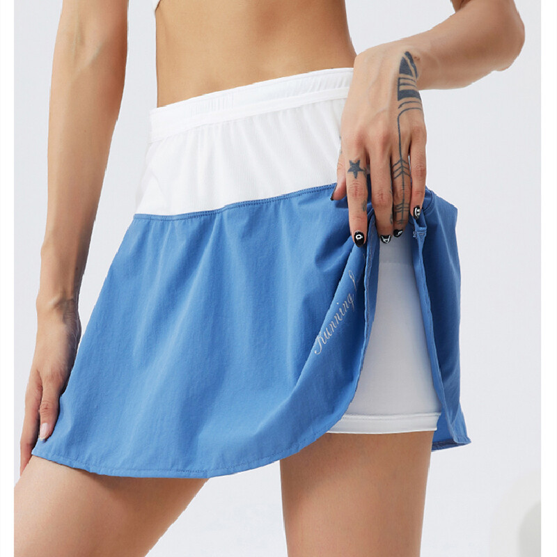 Naiste Sport Golf Plisseeritud seelik Sportlik sulgpall Jooksu lühikesed tenniseseelikud Mood Fitness lühikesed püksid Sportlik treening Skort