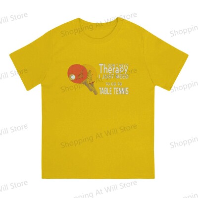 Majice 100% pamuk Sport za slobodno vrijeme Stolni tenis Terapija za ping pong Muške i ženske majice kratkih rukava Majica za ping pong
