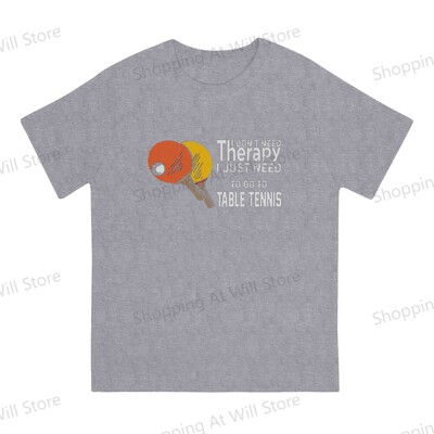 Majice 100% pamuk Sport za slobodno vrijeme Stolni tenis Terapija za ping pong Muške i ženske majice kratkih rukava Majica za ping pong