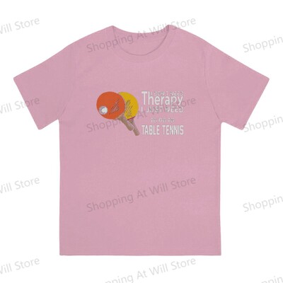Majice 100% pamuk Sport za slobodno vrijeme Stolni tenis Terapija za ping pong Muške i ženske majice kratkih rukava Majica za ping pong