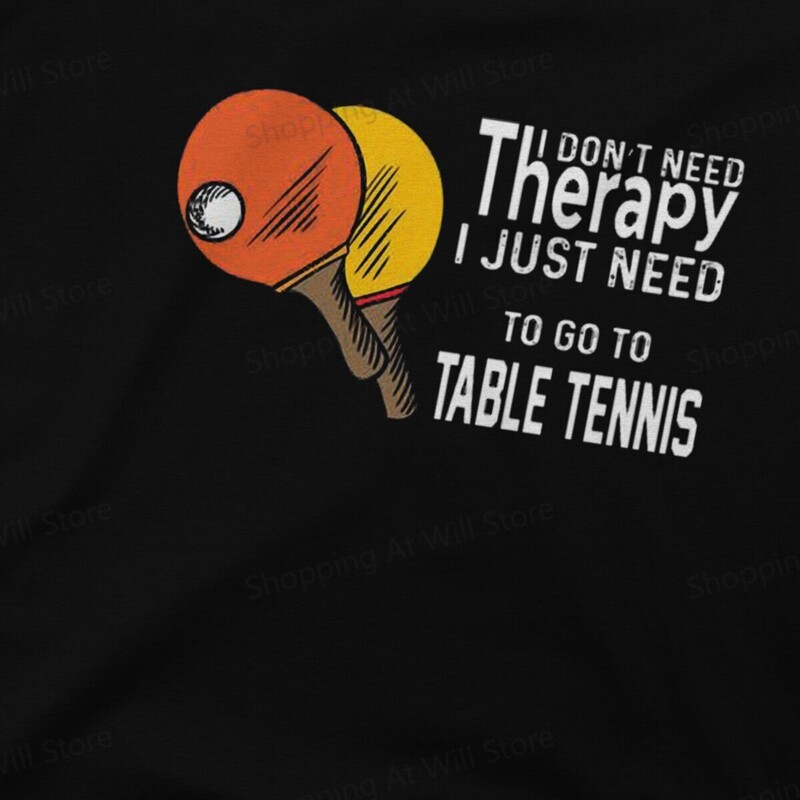 Majice 100% pamuk Sport za slobodno vrijeme Stolni tenis Terapija za ping pong Muške i ženske majice kratkih rukava Majica za ping pong