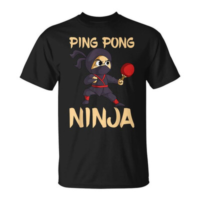 Juodi „Pingpong“ grafiniai marškinėliai Vyriški 3d spausdinti stalo teniso marškinėliai, greitai išdžiūstantys, trumpomis rankovėmis, sportiniai, dideli marškinėliai