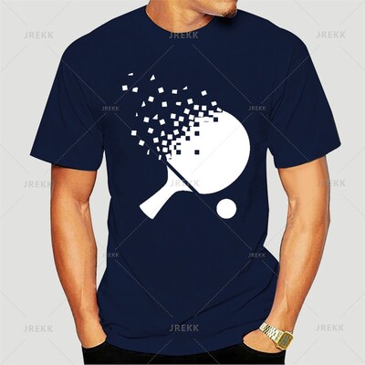 Harajuku 3D majica s printom za stolni tenis Ping Pong Grafičke majice s kratkim rukavima Ljubitelji sporta Teretana Moda Ulična odjeća Odjeća kratkih rukava