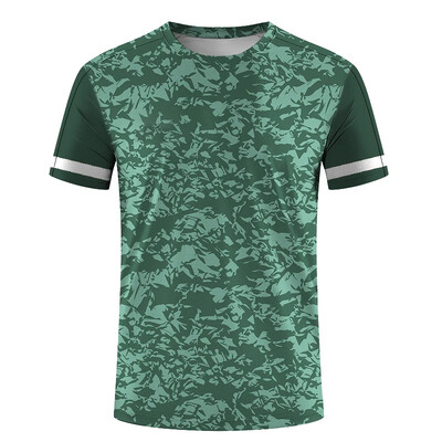 Мъжки тениски за тенис на маса Бадминтон облекло Дамска тениска с къс ръкав Бадминтон Тренировъчно облекло Свободни бързосъхнещи тениски