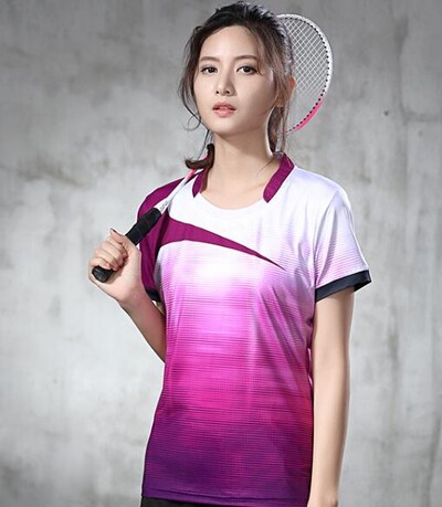 Нова тениска за мъже/жени 2020 г., спортна тениска за бадминтон, тениски за тенис, тениска за тенис на маса, тренировъчни тениски за бързо изсъхване на играта