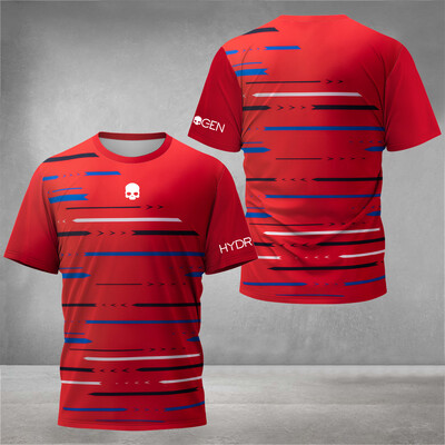 Μοντέρνα καλοκαιρινά ελαφριά ανδρικά αθλητικά μπλουζάκια που αναπνέουν casual φαρδιά ρούχα τένις με κοντά μανίκια νέα υπερμεγέθη αθλητικά