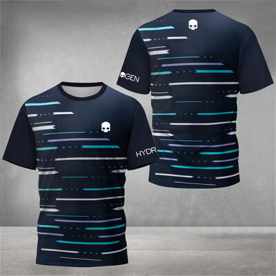 Μοντέρνα καλοκαιρινά ελαφριά ανδρικά αθλητικά μπλουζάκια που αναπνέουν casual φαρδιά ρούχα τένις με κοντά μανίκια νέα υπερμεγέθη αθλητικά