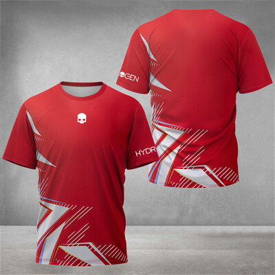 Μοντέρνα καλοκαιρινά ελαφριά ανδρικά αθλητικά μπλουζάκια που αναπνέουν casual φαρδιά ρούχα τένις με κοντά μανίκια νέα υπερμεγέθη αθλητικά