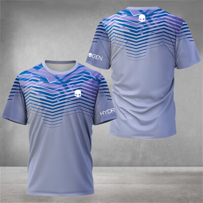 Μοντέρνα καλοκαιρινά ελαφριά ανδρικά αθλητικά μπλουζάκια που αναπνέουν casual φαρδιά ρούχα τένις με κοντά μανίκια νέα υπερμεγέθη αθλητικά