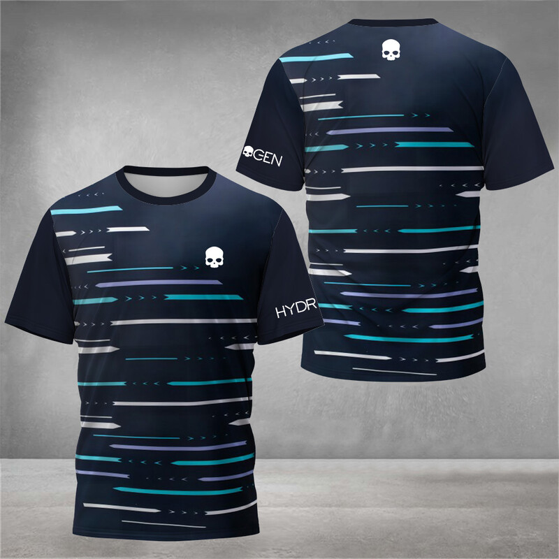 Μοντέρνα καλοκαιρινά ελαφριά ανδρικά αθλητικά μπλουζάκια που αναπνέουν casual φαρδιά ρούχα τένις με κοντά μανίκια νέα υπερμεγέθη αθλητικά