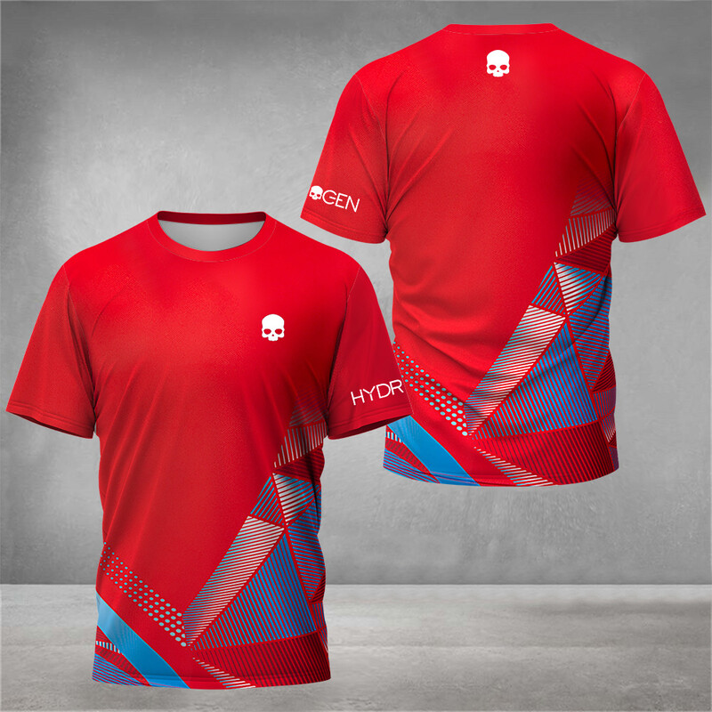 Μοντέρνα καλοκαιρινά ελαφριά ανδρικά αθλητικά μπλουζάκια που αναπνέουν casual φαρδιά ρούχα τένις με κοντά μανίκια νέα υπερμεγέθη αθλητικά