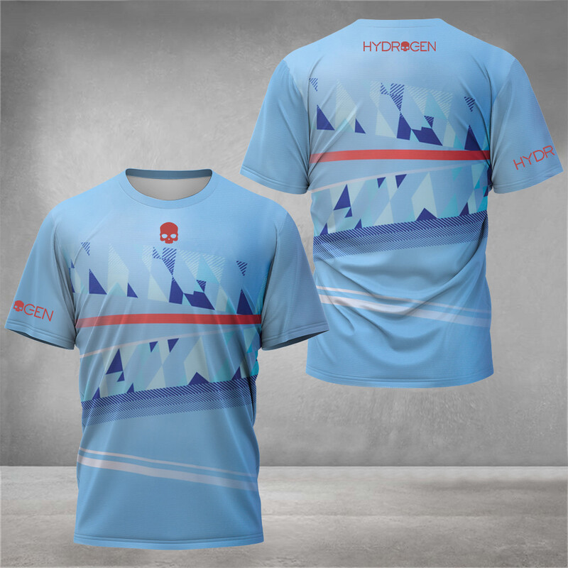 Μοντέρνα καλοκαιρινά ελαφριά ανδρικά αθλητικά μπλουζάκια που αναπνέουν casual φαρδιά ρούχα τένις με κοντά μανίκια νέα υπερμεγέθη αθλητικά