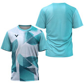 Muška ljetna majica za badminton, koja se brzo suši, prozračna sportska majica za trening stolnog tenisa na otvorenom, kratkih rukava, trendi majica s printom