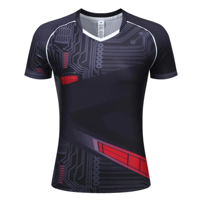 Гореща продажба Унисекс Тениска на маса 2024 Мъже Жени Бадминтон Джърси Пачуърк Пинг Понг Дрехи Униформа Спортно облекло за тренировка