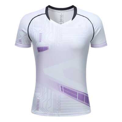 Гореща продажба Унисекс Тениска на маса 2024 Мъже Жени Бадминтон Джърси Пачуърк Пинг Понг Дрехи Униформа Спортно облекло за тренировка