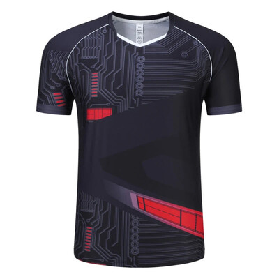 Гореща продажба Унисекс Тениска на маса 2024 Мъже Жени Бадминтон Джърси Пачуърк Пинг Понг Дрехи Униформа Спортно облекло за тренировка