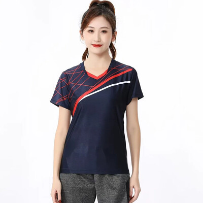 Muškarci Žene Djeca Tenis Ping Pong Majice kratkih rukava Sportske majice Brzo sušeći Obiteljski ljetni dres za badminton Odbojka