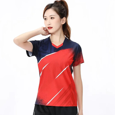 Muškarci Žene Djeca Tenis Ping Pong Majice kratkih rukava Sportske majice Brzo sušeći Obiteljski ljetni dres za badminton Odbojka