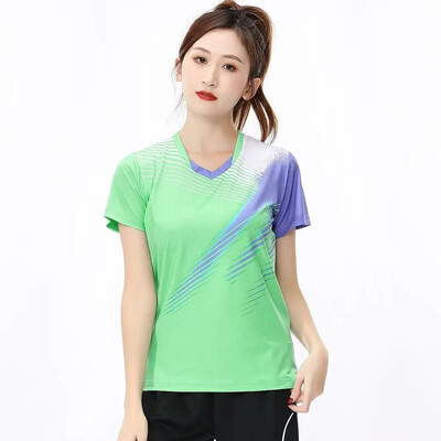 Muškarci Žene Djeca Tenis Ping Pong Majice kratkih rukava Sportske majice Brzo sušeći Obiteljski ljetni dres za badminton Odbojka