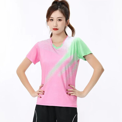 Muškarci Žene Djeca Tenis Ping Pong Majice kratkih rukava Sportske majice Brzo sušeći Obiteljski ljetni dres za badminton Odbojka