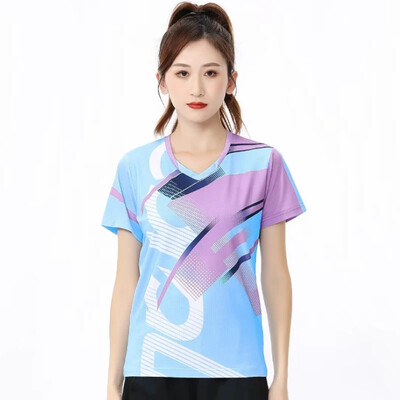 Muškarci Žene Djeca Tenis Ping Pong Majice kratkih rukava Sportske majice Brzo sušeći Obiteljski ljetni dres za badminton Odbojka