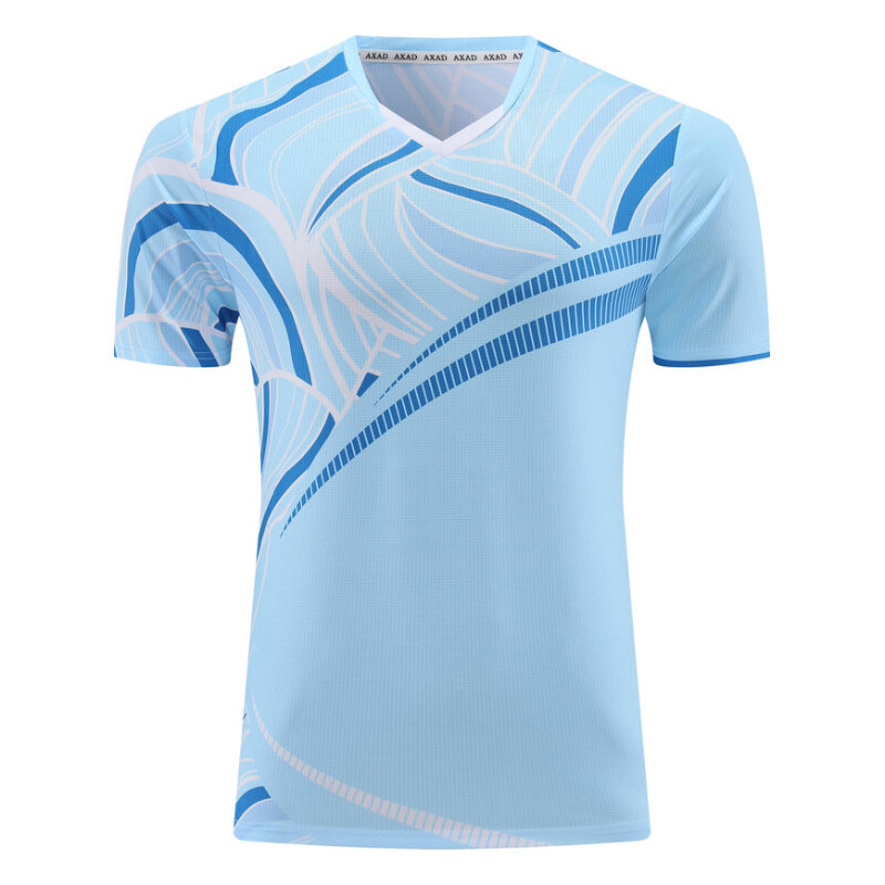 Svijetloplava majica za stolni tenis Muškarci Ženska atletska sportska obuka Badminton majica Bowling Ping Pong Pickleball Majica suhog kroja