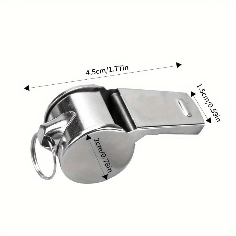 1/10 komada metalnih zviždaljki od nehrđajućeg čelika, profesionalna zviždaljka za treniranje nogometnih i košarkaških sportskih sudaca