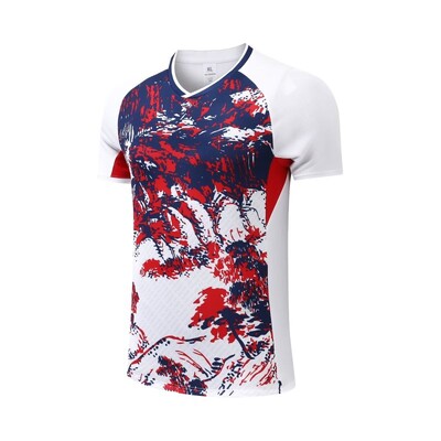 Κοντό μανίκι τένις Ανδρικό και γυναικείο μπλουζάκι μπάντμιντον πινγκ πονγκ γρήγορου στεγνώματος Pickleball Ice Silk αναπνεύσιμο αθλητικό μπλουζάκι