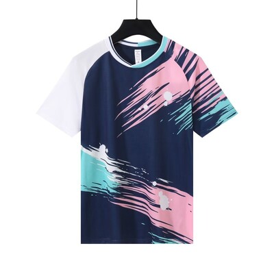 Ρούχα μπάντμιντον Ανδρικά γυναικεία μπλουζάκια πινγκ πονγκ Πικλέμπολ με κοντομάνικο μπλουζάκι τένις Αγωνιστικό μπλουζάκι προπόνησης που απορροφά τον ιδρώτα