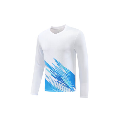 Φθινοπωρινό μακρυμάνικο μπλουζάκι πινγκ πονγκ με λαιμόκοψη με λαιμόκοψη Unisex μπάντμιντον Τζέρσεϊ Ανδρικές Γυναικείες Παιδικό Πινγκ πονγκ Πουκάμισο Pickleball Ρούχα