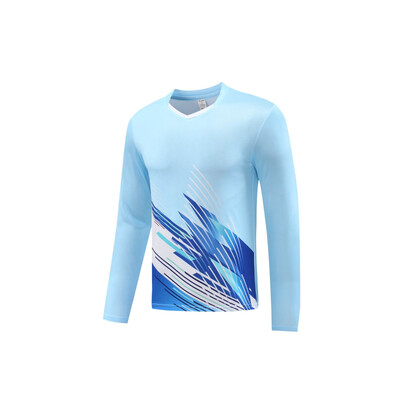 Φθινοπωρινό μακρυμάνικο μπλουζάκι πινγκ πονγκ με λαιμόκοψη με λαιμόκοψη Unisex μπάντμιντον Τζέρσεϊ Ανδρικές Γυναικείες Παιδικό Πινγκ πονγκ Πουκάμισο Pickleball Ρούχα