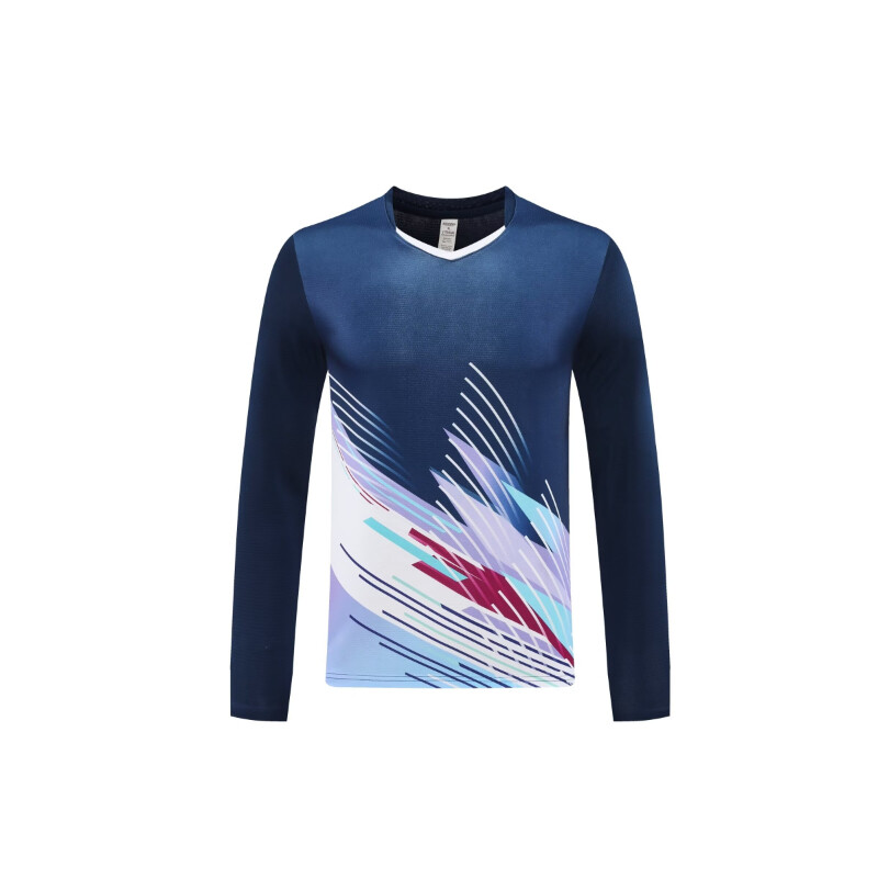 Φθινοπωρινό μακρυμάνικο μπλουζάκι πινγκ πονγκ με λαιμόκοψη με λαιμόκοψη Unisex μπάντμιντον Τζέρσεϊ Ανδρικές Γυναικείες Παιδικό Πινγκ πονγκ Πουκάμισο Pickleball Ρούχα