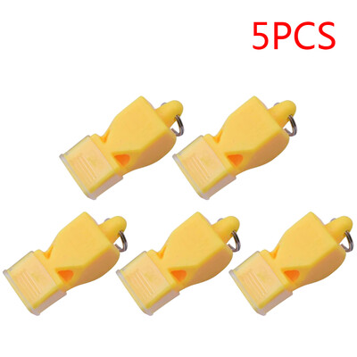 1/3/5 KOM Plastična zviždaljka Sportska zviždaljka Prijenosna zviždaljka s glasnim i jasnim zvukom, višenamjenska za nogomet, košarku, sportove