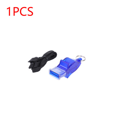 1-5 БР. Футболна баскетболна свирка с висящ ремък Спортна тренировка за бягане Рефери Треньор Пластмасова силна свирка Спорт на открито