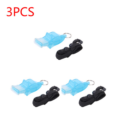 1-5 БР. Футболна баскетболна свирка с висящ ремък Спортна тренировка за бягане Рефери Треньор Пластмасова силна свирка Спорт на открито