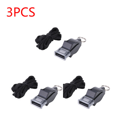 1-5 БР. Футболна баскетболна свирка с висящ ремък Спортна тренировка за бягане Рефери Треньор Пластмасова силна свирка Спорт на открито