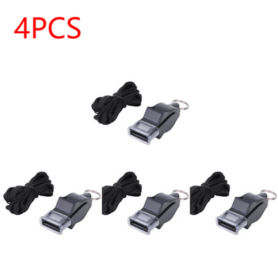 1-5 БР. Футболна баскетболна свирка с висящ ремък Спортна тренировка за бягане Рефери Треньор Пластмасова силна свирка Спорт на открито