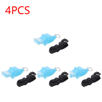 1-5 БР. Футболна баскетболна свирка с висящ ремък Спортна тренировка за бягане Рефери Треньор Пластмасова силна свирка Спорт на открито