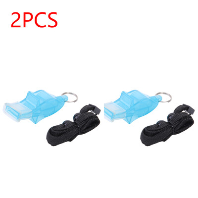 1-5 БР. Футболна баскетболна свирка с висящ ремък Спортна тренировка за бягане Рефери Треньор Пластмасова силна свирка Спорт на открито