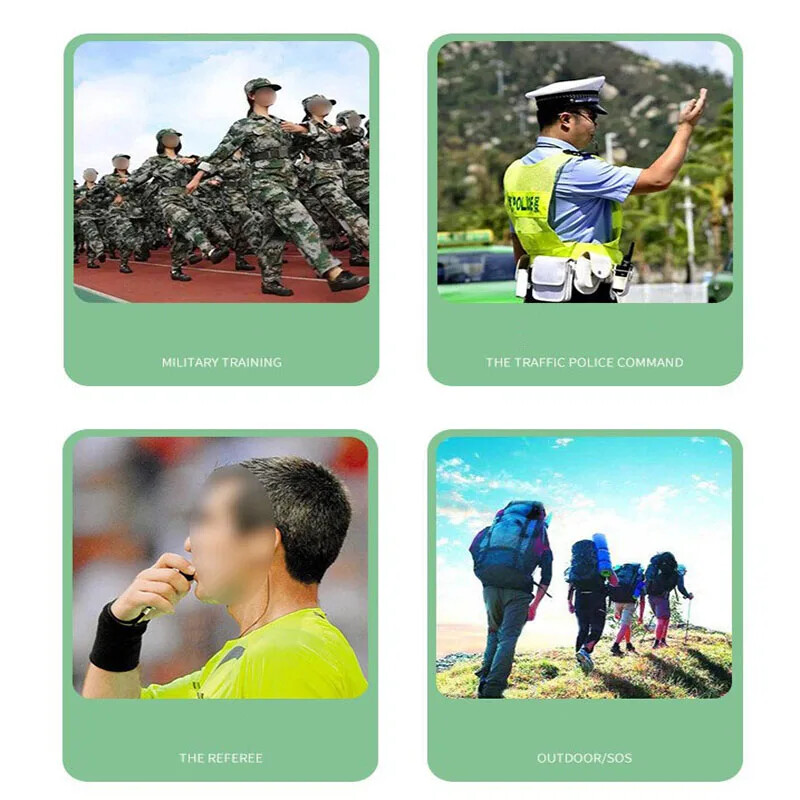 Tiesneša svilpes Klasiskā ABS bezsēklu svilpe Skaļākā uzmundrinošā zivs mute svilpe futbols basketbols āra izdzīvošanas svilpe