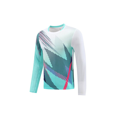 Μακρυμάνικο πουκάμισο μπάντμιντον Unisex Πινγκ πονγκ Τζέρσεϊ V λαιμόκοψη Πουκάμισο πινγκ πονγκ Ένδυση Ανδρικά Γυναικεία Επαγγελματικά Ρούχα Pickleball